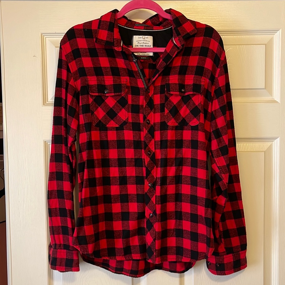 Great Outdoors On The Road Flannel. Size: Lg